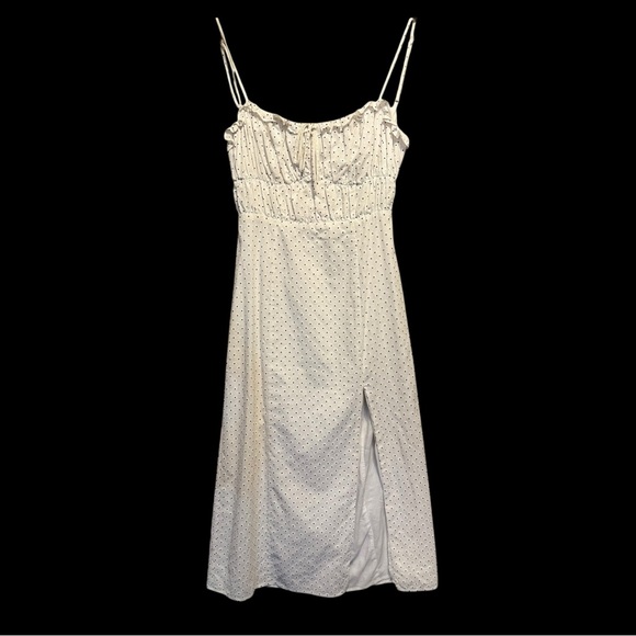 MAJORELLE Dresses & Skirts - NEW Revolve Majorelle Womens Milkmaid Midi Dress Small White Floral Cottagecore